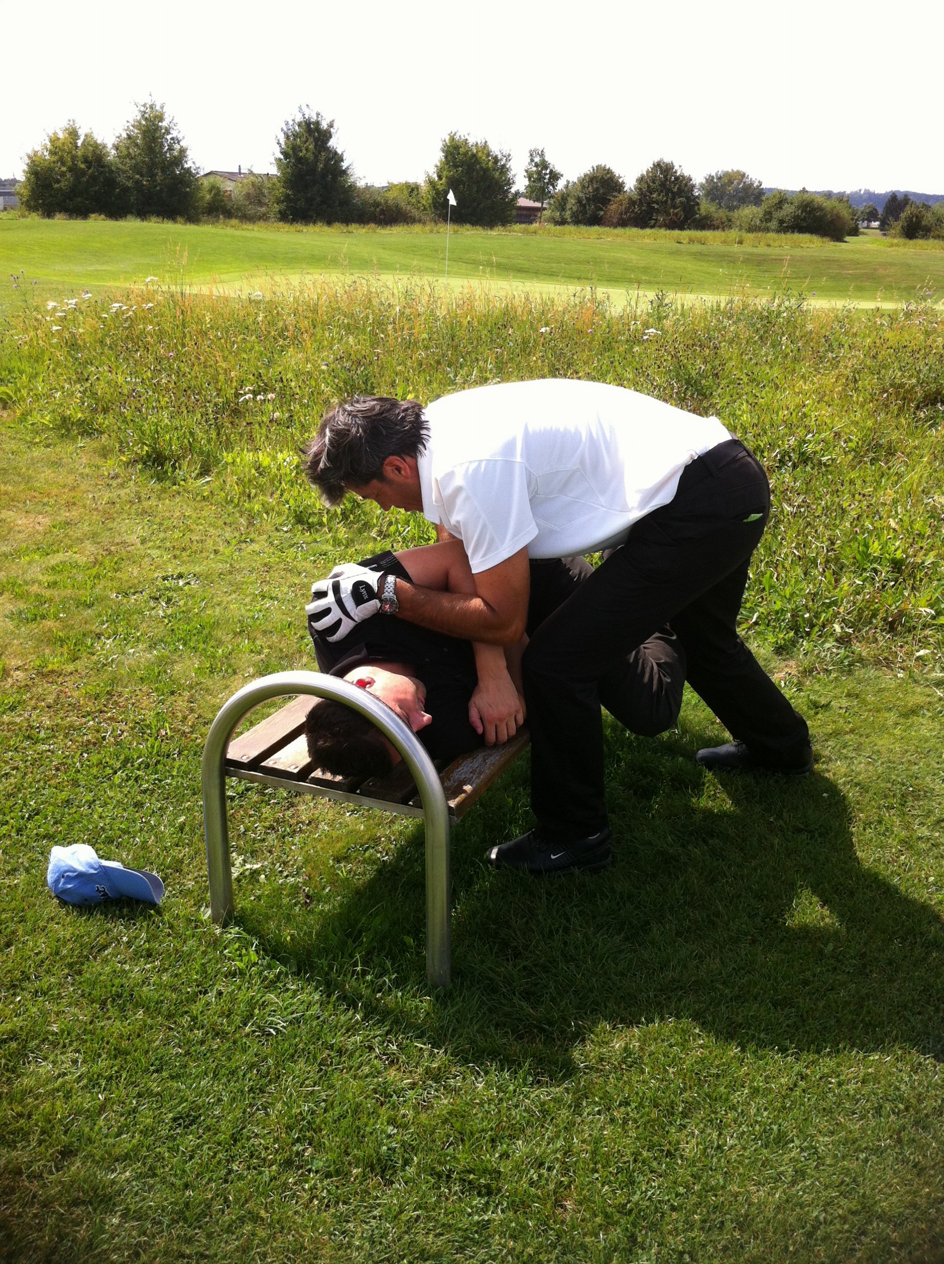 Chiropraktik auf dem Golfplatz